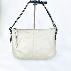 Coach Vintage Metallic Silver Purse Shoulder Bag